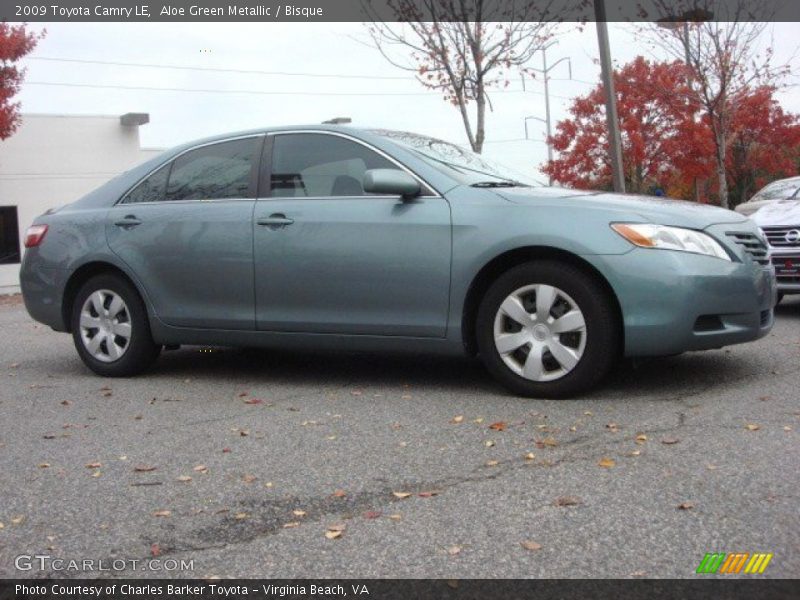 Aloe Green Metallic / Bisque 2009 Toyota Camry LE