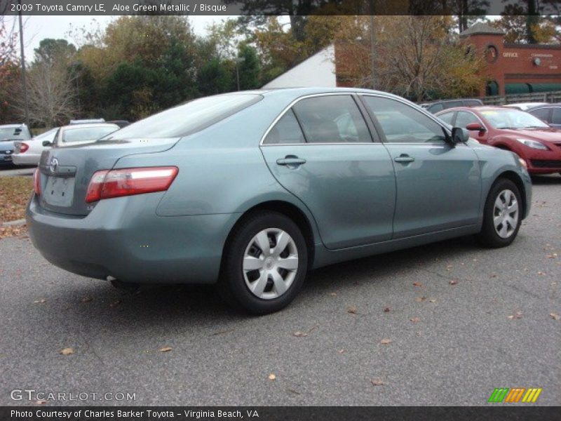 Aloe Green Metallic / Bisque 2009 Toyota Camry LE