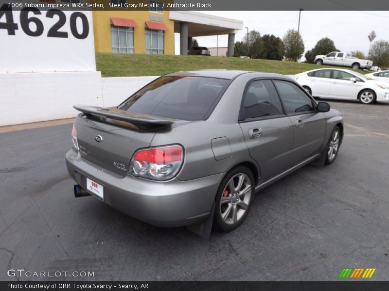 Steel Gray Metallic / Anthracite Black 2006 Subaru Impreza WRX Sedan