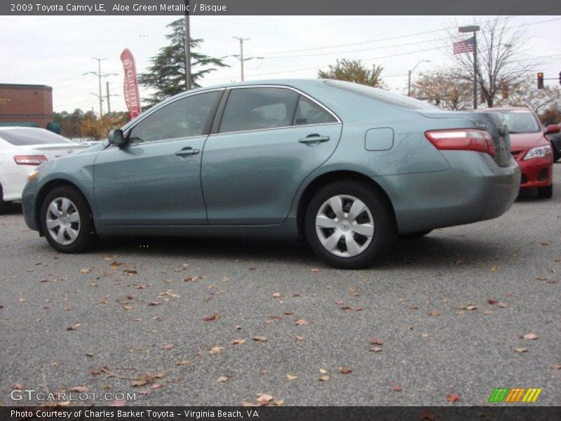 Aloe Green Metallic / Bisque 2009 Toyota Camry LE