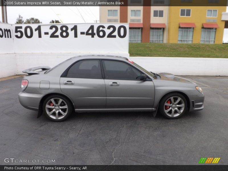 Steel Gray Metallic / Anthracite Black 2006 Subaru Impreza WRX Sedan
