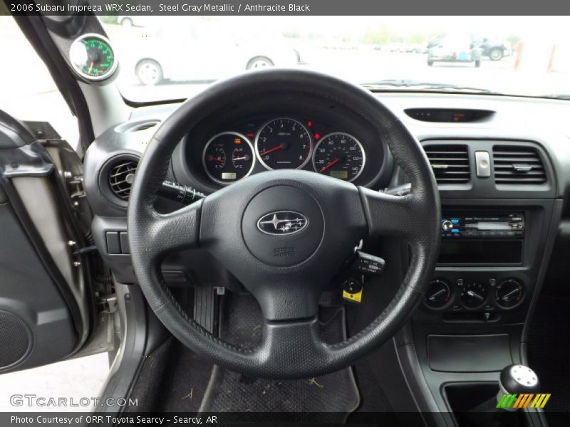 Steel Gray Metallic / Anthracite Black 2006 Subaru Impreza WRX Sedan