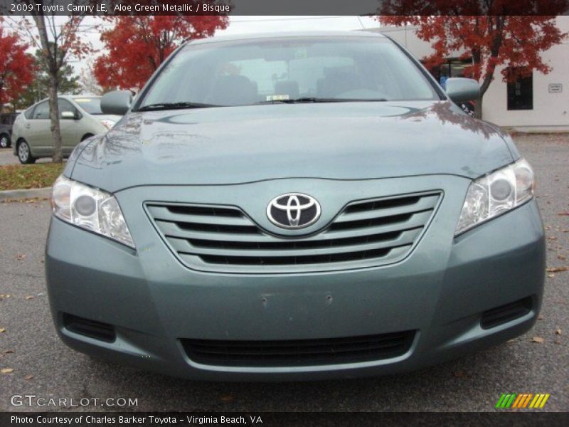 Aloe Green Metallic / Bisque 2009 Toyota Camry LE