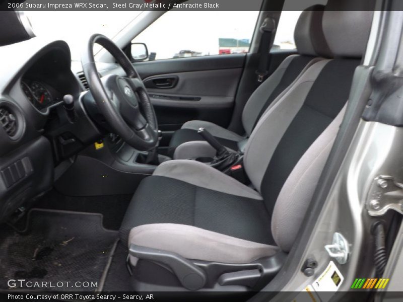 Steel Gray Metallic / Anthracite Black 2006 Subaru Impreza WRX Sedan