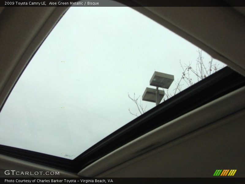 Aloe Green Metallic / Bisque 2009 Toyota Camry LE