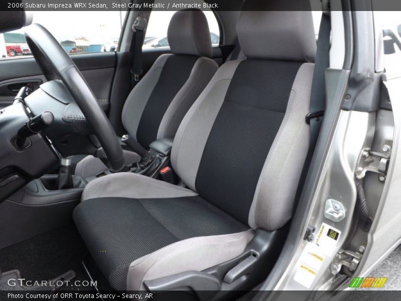 Steel Gray Metallic / Anthracite Black 2006 Subaru Impreza WRX Sedan
