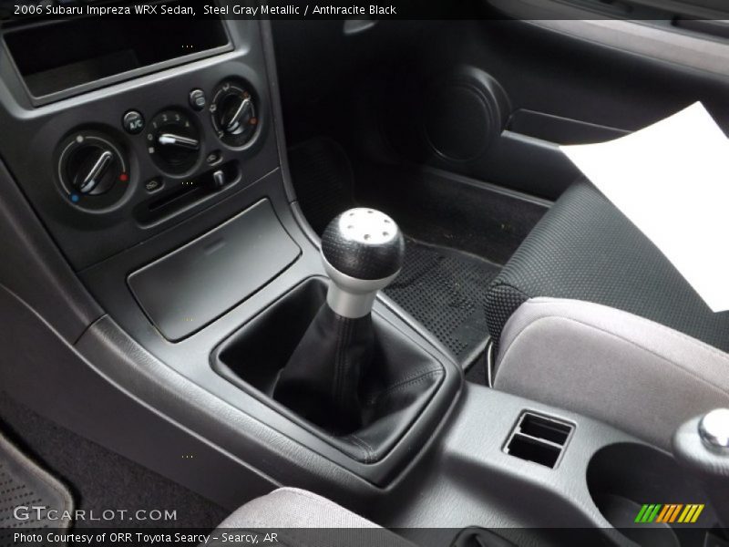 Steel Gray Metallic / Anthracite Black 2006 Subaru Impreza WRX Sedan