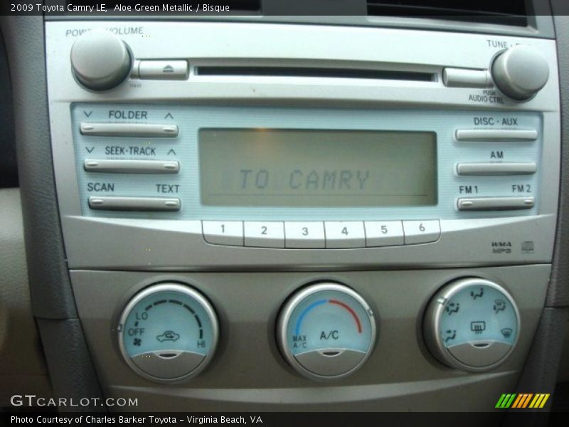 Aloe Green Metallic / Bisque 2009 Toyota Camry LE