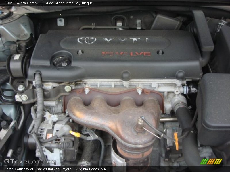 Aloe Green Metallic / Bisque 2009 Toyota Camry LE