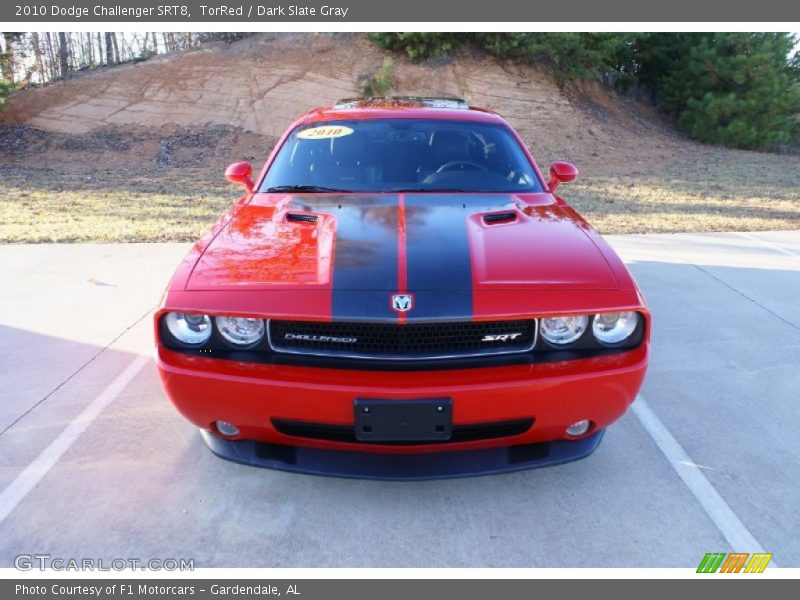 TorRed / Dark Slate Gray 2010 Dodge Challenger SRT8