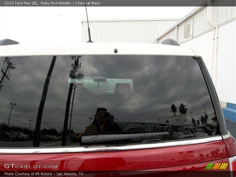Ruby Red Metallic / Charcoal Black 2013 Ford Flex SEL