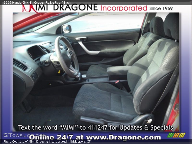 Rallye Red / Black 2006 Honda Civic EX Coupe