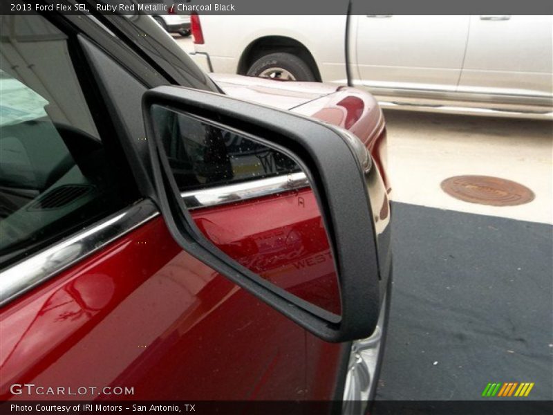 Ruby Red Metallic / Charcoal Black 2013 Ford Flex SEL