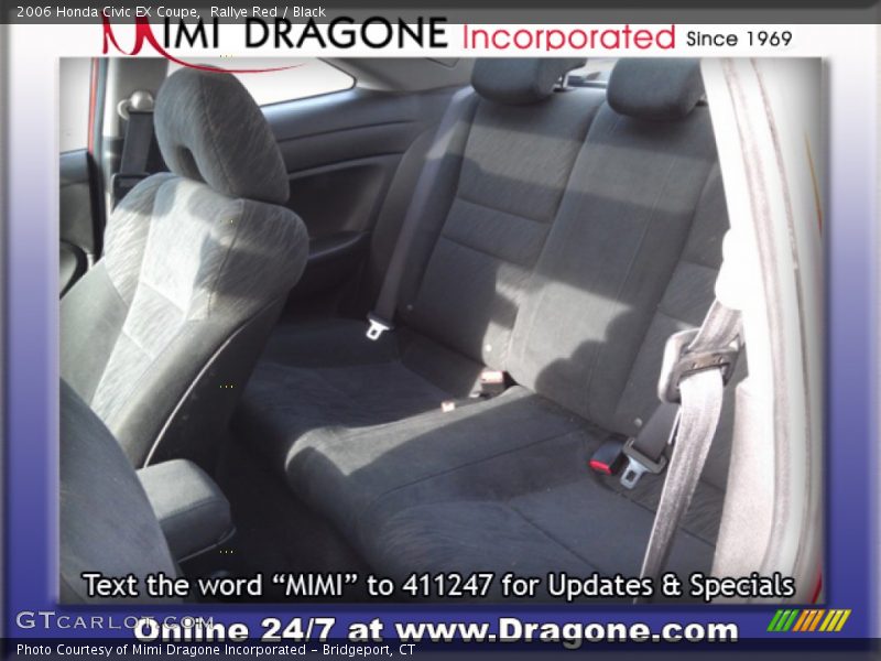 Rallye Red / Black 2006 Honda Civic EX Coupe