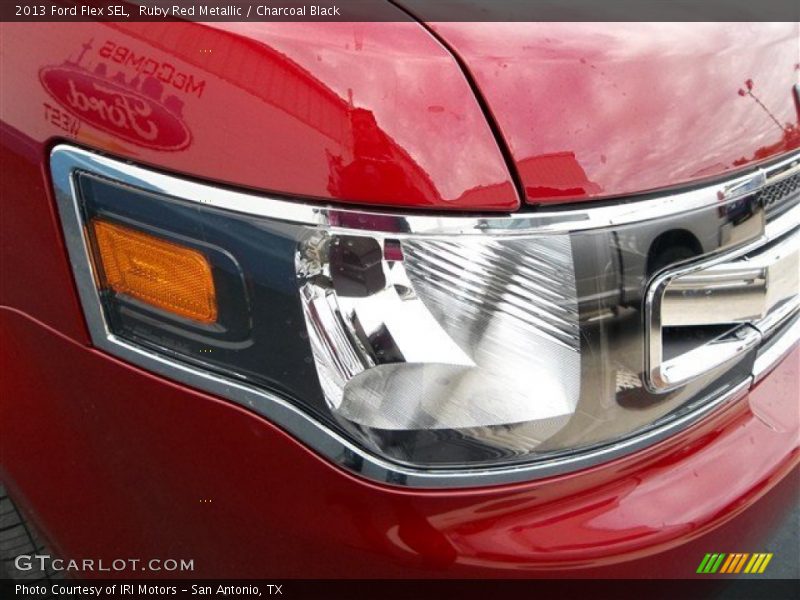 Ruby Red Metallic / Charcoal Black 2013 Ford Flex SEL