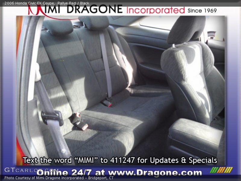 Rallye Red / Black 2006 Honda Civic EX Coupe