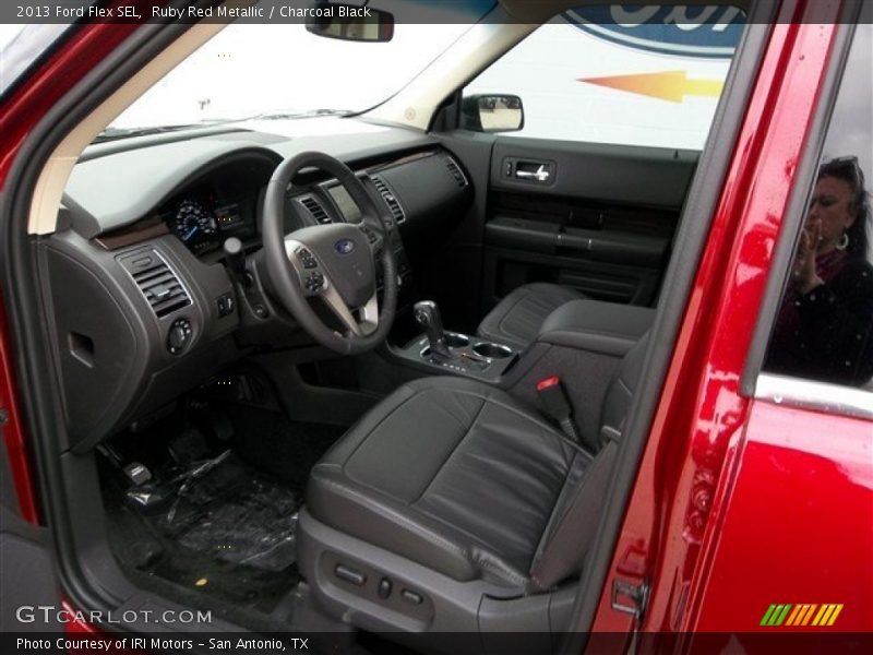 Ruby Red Metallic / Charcoal Black 2013 Ford Flex SEL