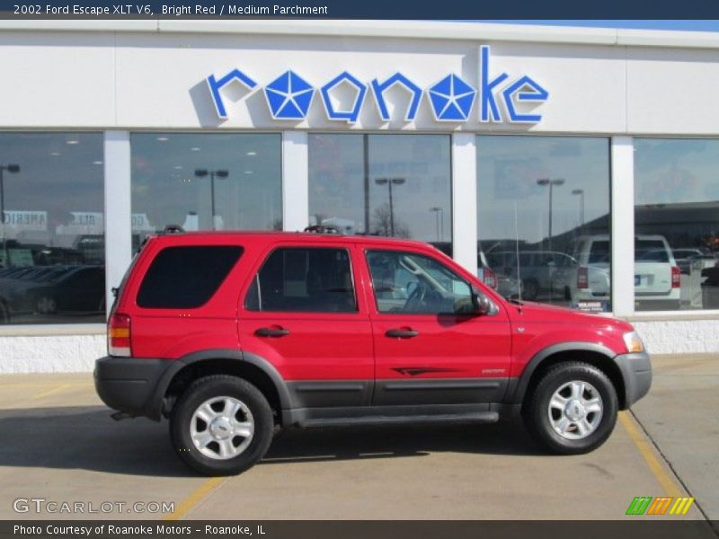Bright Red / Medium Parchment 2002 Ford Escape XLT V6