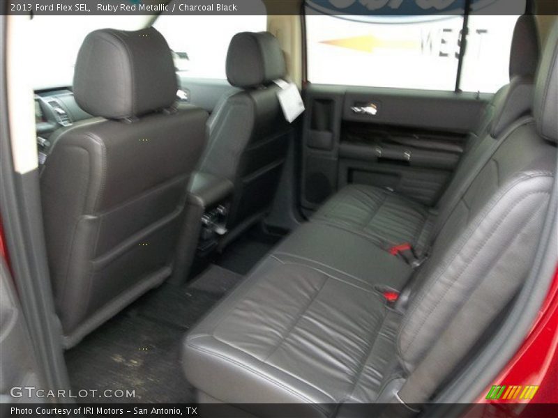 Ruby Red Metallic / Charcoal Black 2013 Ford Flex SEL