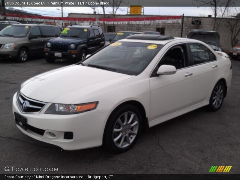 Premium White Pearl / Ebony Black 2006 Acura TSX Sedan