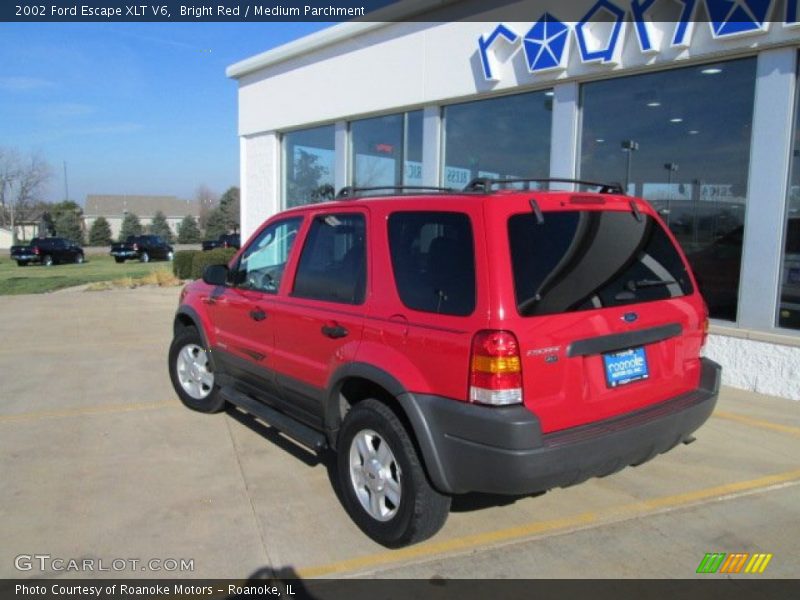 Bright Red / Medium Parchment 2002 Ford Escape XLT V6