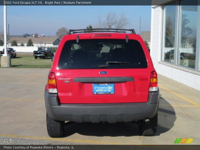 Bright Red / Medium Parchment 2002 Ford Escape XLT V6