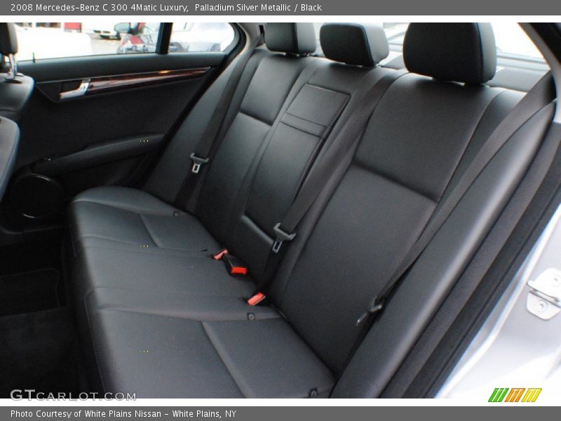 Palladium Silver Metallic / Black 2008 Mercedes-Benz C 300 4Matic Luxury