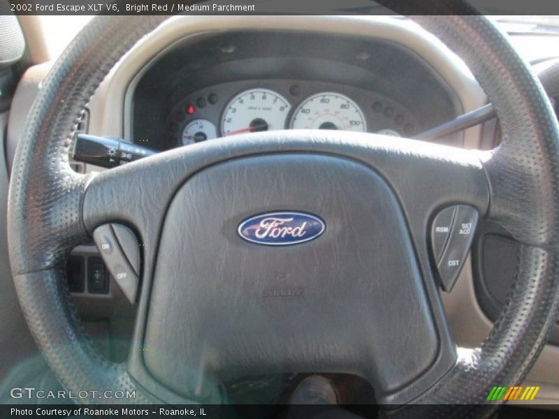 Bright Red / Medium Parchment 2002 Ford Escape XLT V6