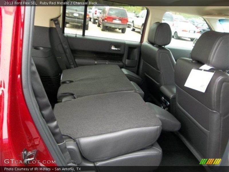 Ruby Red Metallic / Charcoal Black 2013 Ford Flex SEL