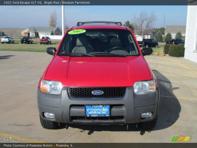 Bright Red / Medium Parchment 2002 Ford Escape XLT V6