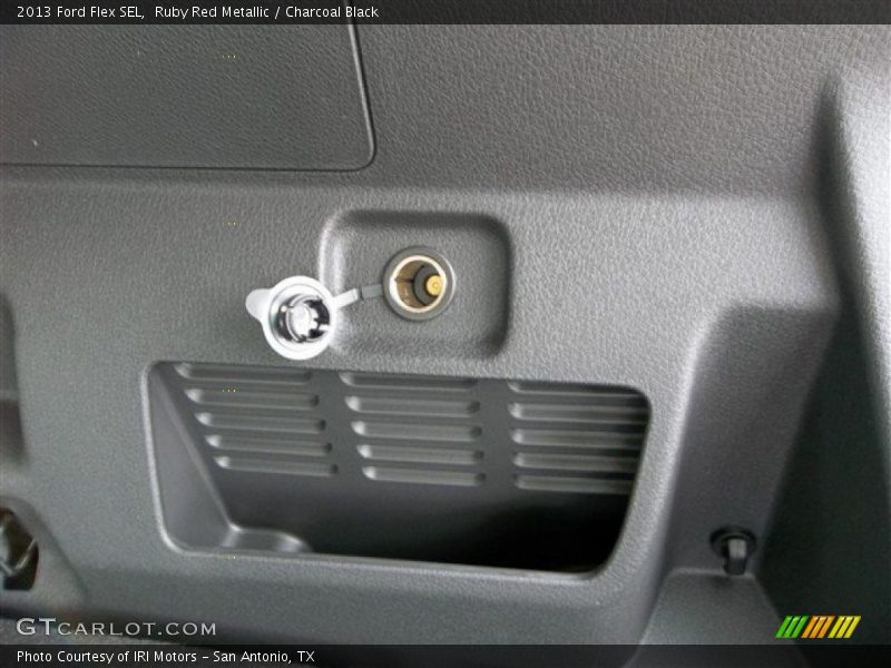 Ruby Red Metallic / Charcoal Black 2013 Ford Flex SEL