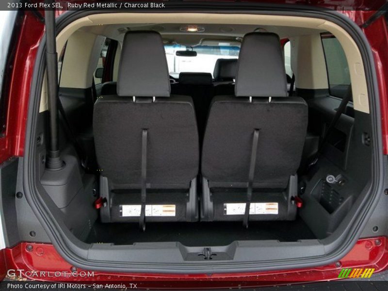Ruby Red Metallic / Charcoal Black 2013 Ford Flex SEL