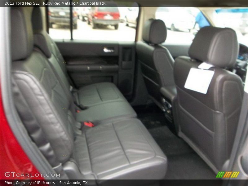 Ruby Red Metallic / Charcoal Black 2013 Ford Flex SEL