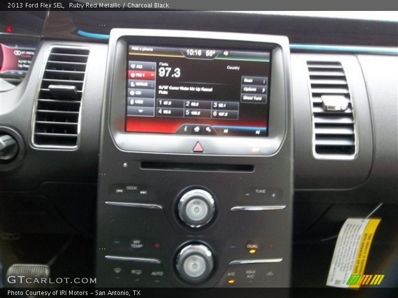 Ruby Red Metallic / Charcoal Black 2013 Ford Flex SEL