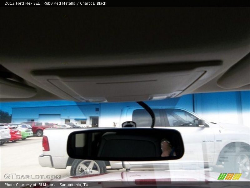 Ruby Red Metallic / Charcoal Black 2013 Ford Flex SEL