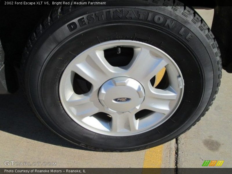 Bright Red / Medium Parchment 2002 Ford Escape XLT V6