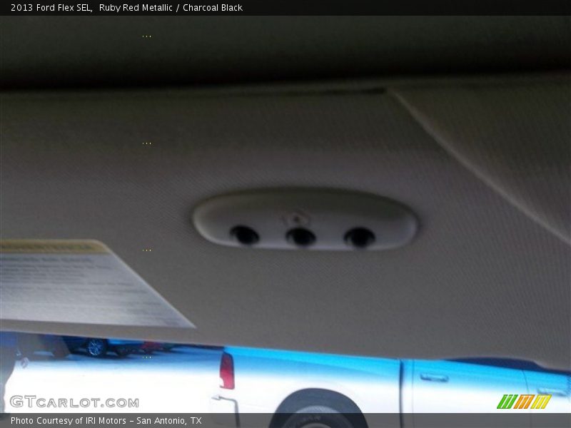 Ruby Red Metallic / Charcoal Black 2013 Ford Flex SEL
