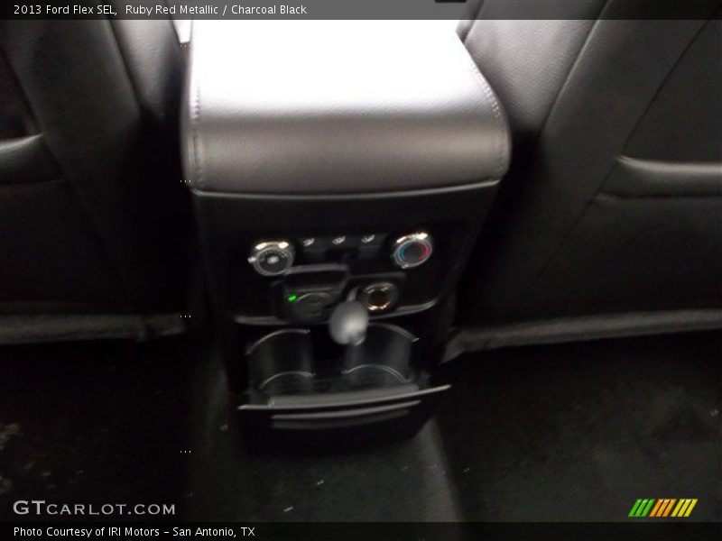 Ruby Red Metallic / Charcoal Black 2013 Ford Flex SEL