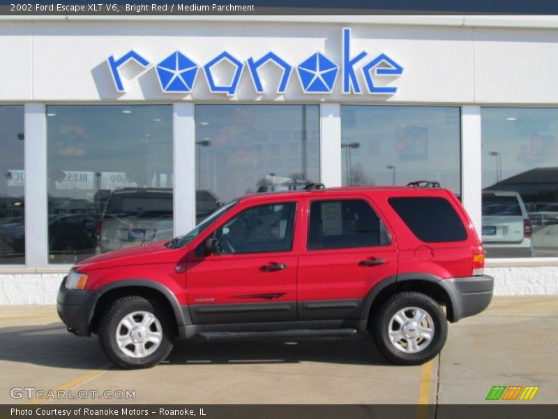 Bright Red / Medium Parchment 2002 Ford Escape XLT V6