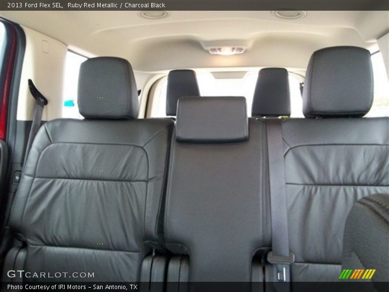 Ruby Red Metallic / Charcoal Black 2013 Ford Flex SEL