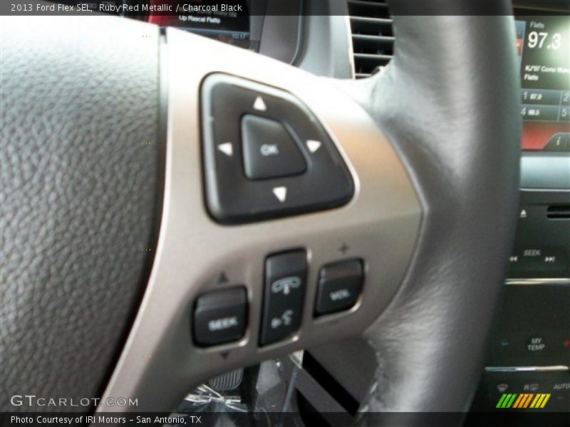 Ruby Red Metallic / Charcoal Black 2013 Ford Flex SEL