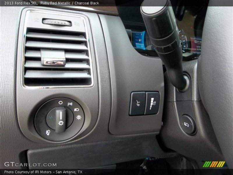 Ruby Red Metallic / Charcoal Black 2013 Ford Flex SEL