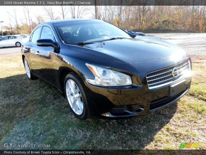 Navy Blue Metallic / Charcoal 2009 Nissan Maxima 3.5 S