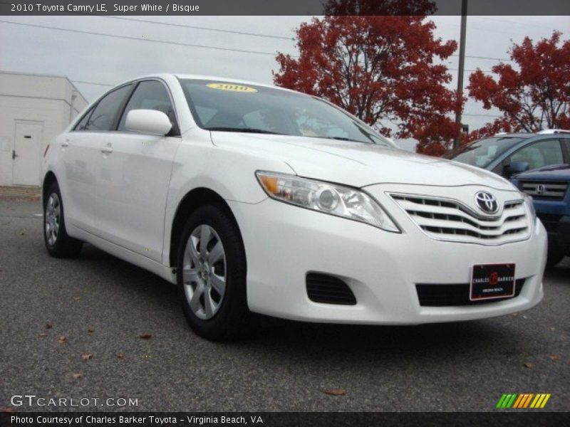 Super White / Bisque 2010 Toyota Camry LE