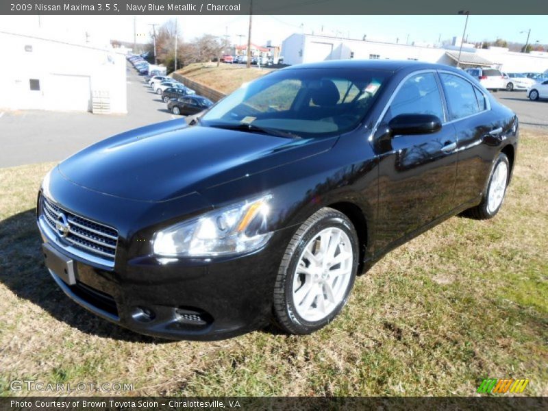 Navy Blue Metallic / Charcoal 2009 Nissan Maxima 3.5 S