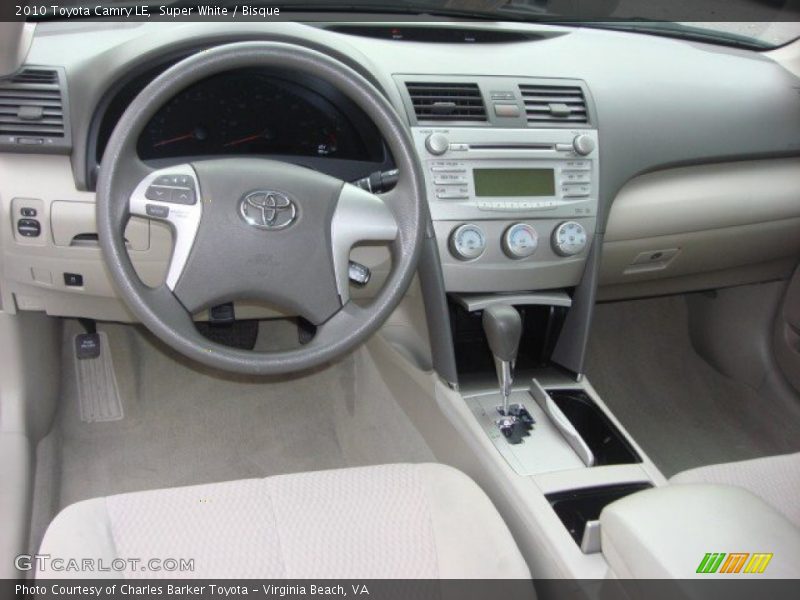 Super White / Bisque 2010 Toyota Camry LE