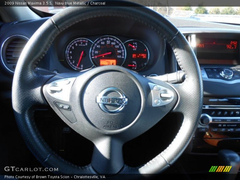 Navy Blue Metallic / Charcoal 2009 Nissan Maxima 3.5 S