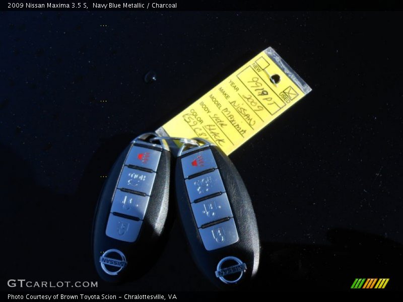 Navy Blue Metallic / Charcoal 2009 Nissan Maxima 3.5 S