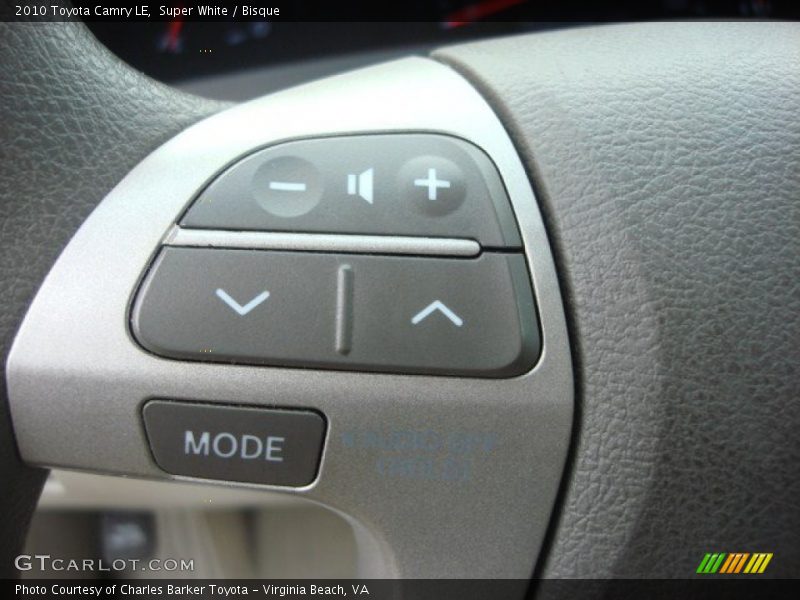 Super White / Bisque 2010 Toyota Camry LE