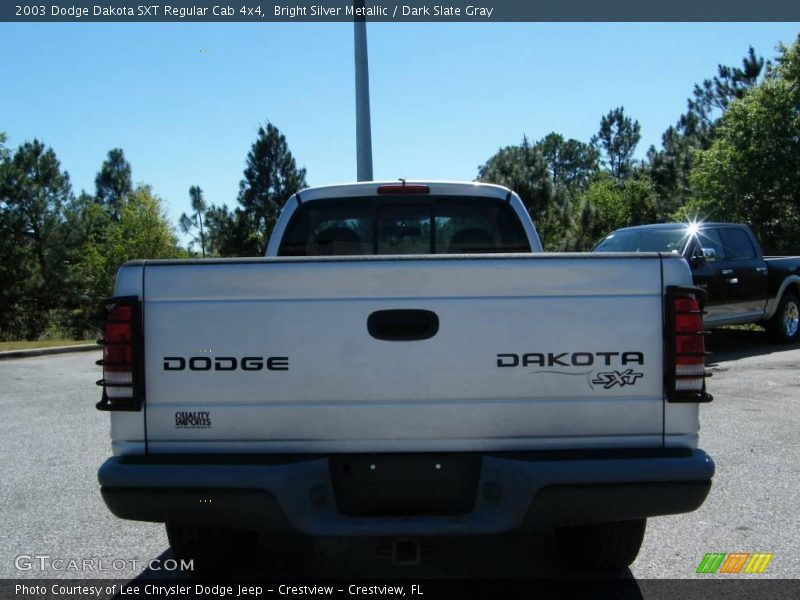 Bright Silver Metallic / Dark Slate Gray 2003 Dodge Dakota SXT Regular Cab 4x4